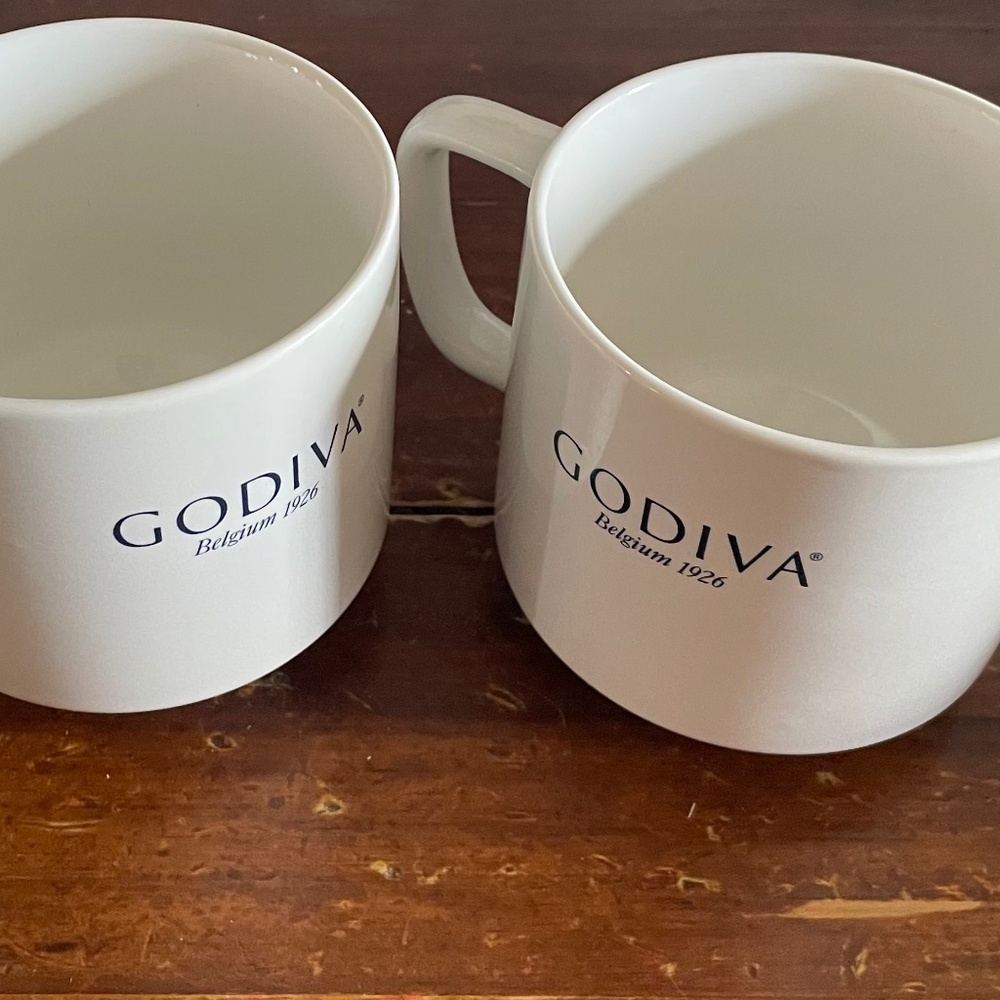 Godiva Large Mugs